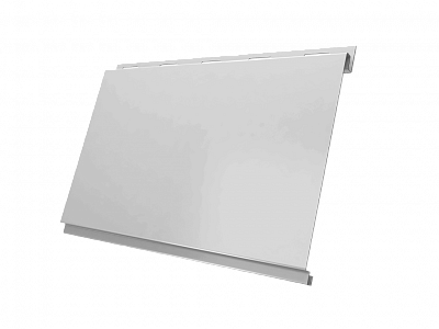 Металлосайдинг Вертикаль, покрытие Drap цвет RAL 9003 толщина 0,45мм