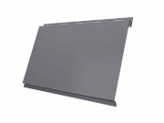 Металлосайдинг Вертикаль, покрытие Полиэстер цвет RAL 7004 толщина 0,45мм