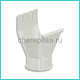 Воронка выпускная Foramina PUR D150/100 цвет RAL 9010