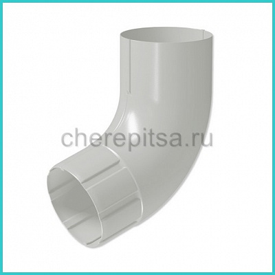 Колено трубы Foramina PUR D100 цвет RAL 9010