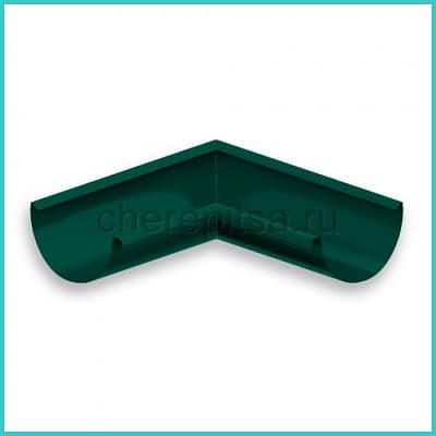 Угол желоба внутренний Foramina PUR D125 цвет RAL 6005