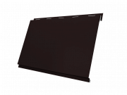 Металлосайдинг Вертикаль, покрытие Полиэстер цвет RAL 9005 толщина 0,45мм