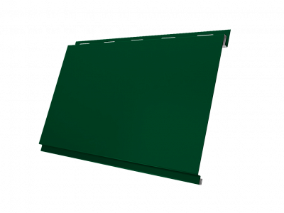 Металлосайдинг Вертикаль, покрытие Drap цвет RAL 6005 толщина 0,45мм