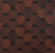 Гибкая черепица Технониколь Оптима Соната Красный (3кв.м)