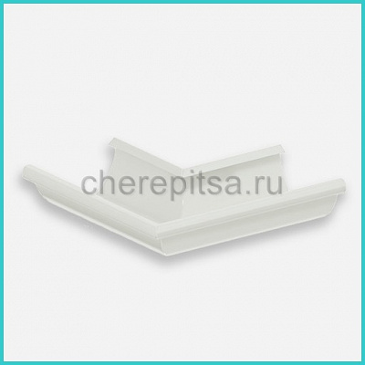 Угол желоба наружный Foramina PUR D150мм цвет RAL 9010