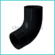 Колено трубы Foramina PUR D100 цвет RAL 9005