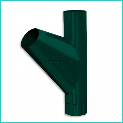 Тройник трубы Foramina PUR D100 цвет RAL 6005