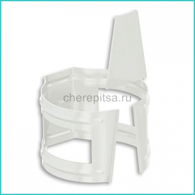 Держатель трубы D100 (на кирпич) Foramina PUR цвет RAL 9010