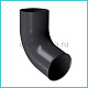 Колено сливное Foramina PUR D100 цвет RAL 7024