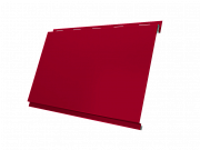 Металлосайдинг Вертикаль, покрытие Полиэстер цвет RAL 3003 толщина 0,45мм