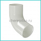 Колено сливное Foramina PUR D100 цвет RAL 9010