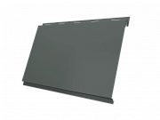 Металлосайдинг Вертикаль, покрытие Полиэстер цвет RAL 7005 толщина 0,45мм