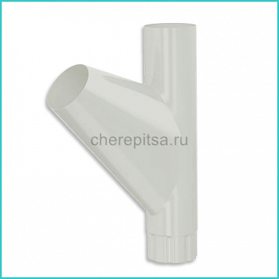 Тройник трубы Foramina PUR D100 цвет RAL 9010