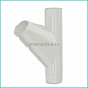 Тройник трубы Foramina PUR D100 цвет RAL 9010