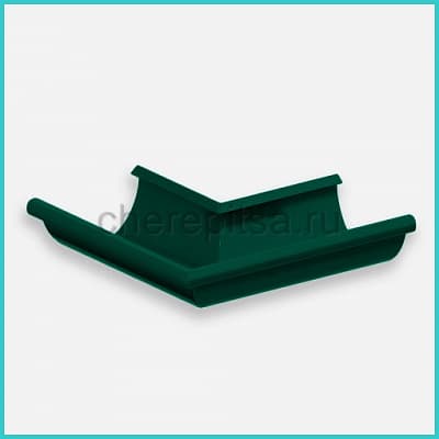 Угол желоба наружный Foramina PUR D125 цвет RAL 6005