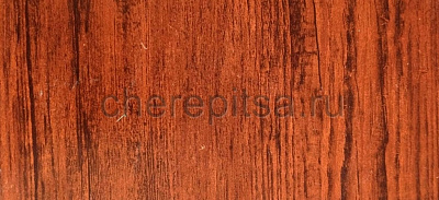 Металлосайдинг L-БРУС, покрытие Ecosteel цвет МОРЕНЫЙ ДУБ толщина 0,5мм