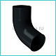 Колено сливное Foramina PUR D100 цвет RAL 9005