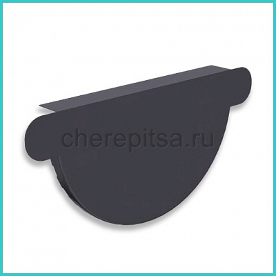 Заглушка желоба Foramina PUR D125 цвет RAL 7024