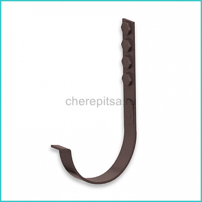 Держатель желоба длинный Foramina PUR D125x280 цвет RAL 8017
