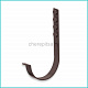 Держатель желоба длинный Foramina PUR D125x280 цвет RAL 8017