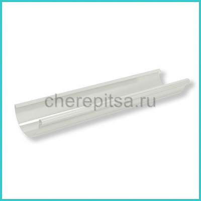 Водосточный желоб Foramina PUR D125х3000 цвет RAL 9010