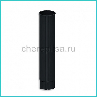 Водосточная труба Foramina PUR D100x3000 цвет RAL 9005