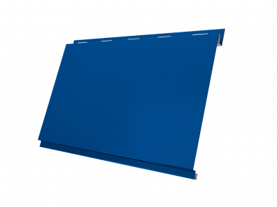 Металлосайдинг Вертикаль, покрытие Полиэстер цвет RAL 5005 толщина 0,45мм