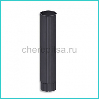 Водосточная труба Foramina PUR D100х2000 цвет RAL 7024