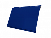 Металлосайдинг Вертикаль, покрытие Полиэстер цвет RAL 5002 толщина 0,45мм