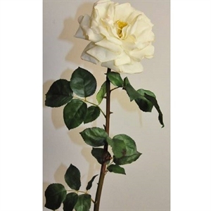 Роза белая 142 (искусственная) GL