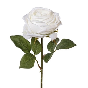 Роза H38 см белая (искусственная) GL