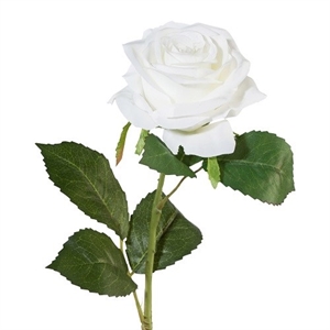 Роза H53 см белая (искусственная) GL