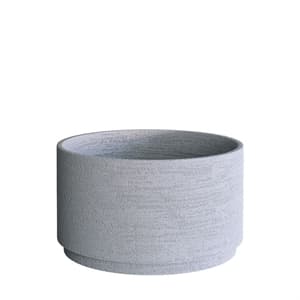 Кашпо CONCRETIKA CYLINDER XL EROSIA WHITE