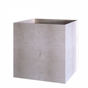 Кашпо CONCRETIKA CUBE CONCRETE WHITE