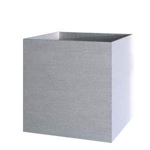 Кашпо CONCRETIKA CUBE EROSIA WHITE