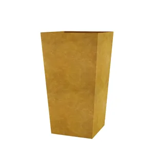 Кашпо CONCRETIKA CONIC GOLD