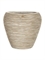 Кашпо Capi nature vase tapering round rib ivory - фото 15044