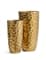 Кашпо Treez Ergo Comb Высокий закругленный конус застаренное золото - фото 30564