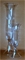 Ваза стеклянная двухсторонняя D28 H100 см - фото 38301