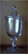 Ваза стеклянная Кубок D34 H70 см с крышкой - фото 38345