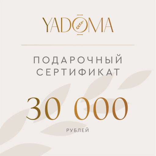 Подарочный сертификат на 30 000 RUB