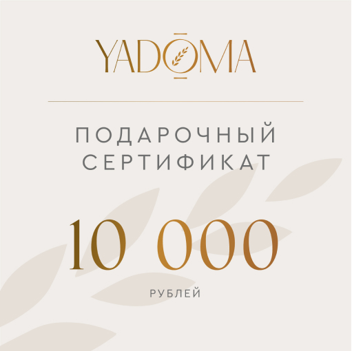 Подарочный сертификат на 10 000 RUB