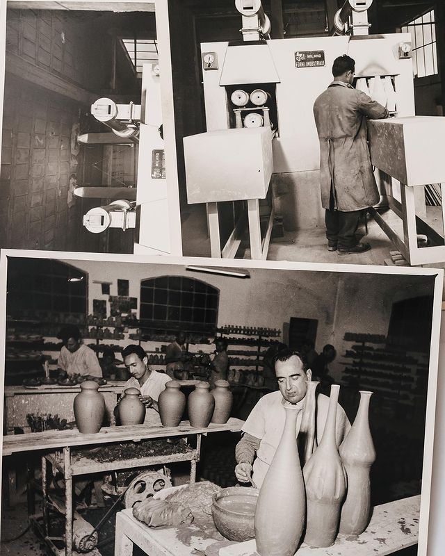 Black and white photo of our craftsmen at work - when passion for craftsmanship is portrayed