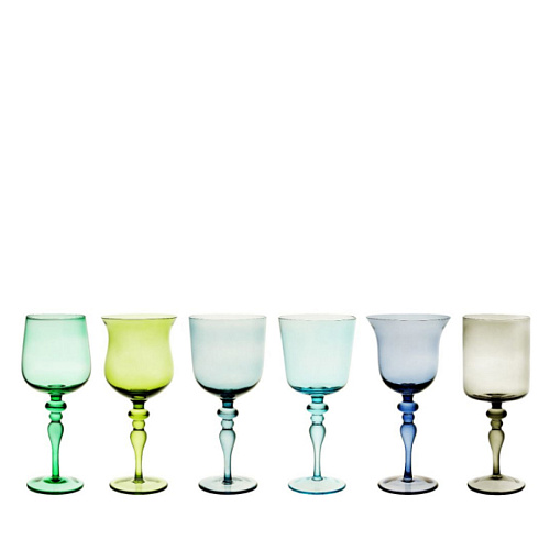 Набор бокалов для вина BLUE&GREEN NUANCES 6 шт