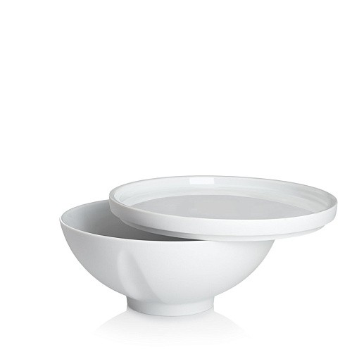 Чаша и тарелка-крышка WHITE L`ECONOME 900 мл