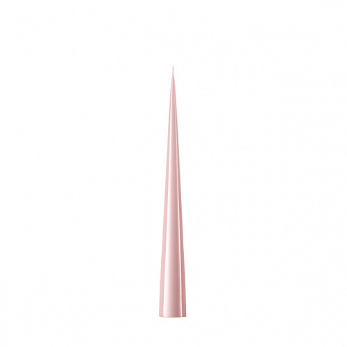 Свеча конусная PALE PINK 22,5 см, лаковая
