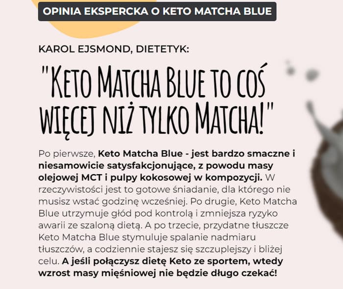 Keto Matcha Blue Polska, jak stosować, opinie, cena – odchudzanie i zdrowa  sylwetka