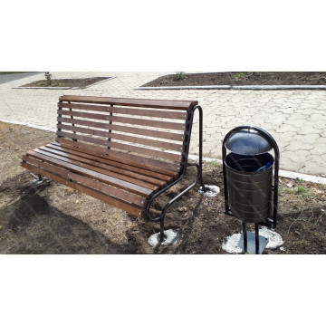 Скамейка парковая Дебют со спинкой