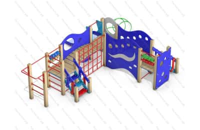 Установка игровой площадки в детском саду. Комплектация. — Партнер