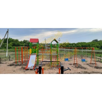 Детский игровой комплекс Солярис 03 с двумя качелями